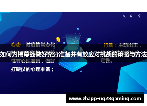 如何为揭幕战做好充分准备并有效应对挑战的策略与方法