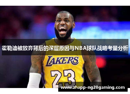 霍勒迪被放弃背后的深层原因与NBA球队战略考量分析